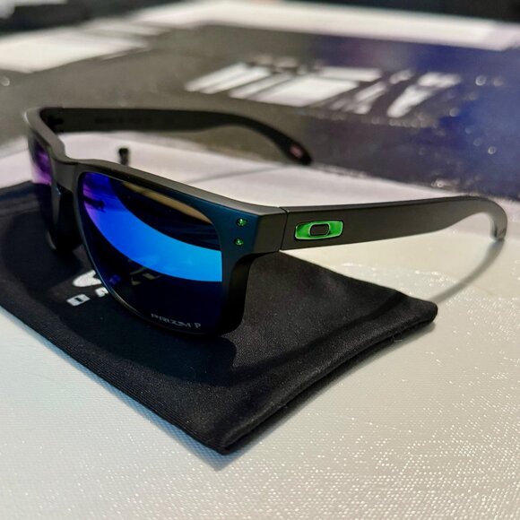 OO9102 Oakley Holbrook Jade Iridium Prizm Polarized Sunglasses - Picture 3 of 11